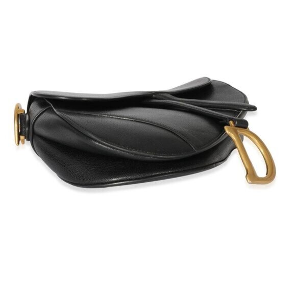 Dior Black Saddle Bag - Picture 6 of 7
